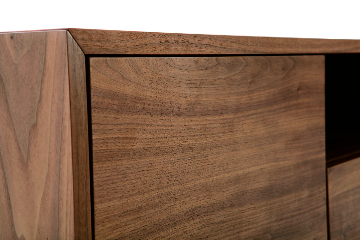 Mueble TV diseo vintage 160cm nogal MANNY