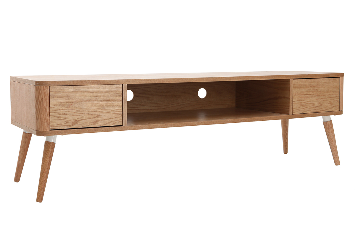 Mueble TV en roble claro TOTEM