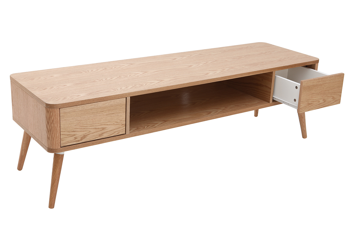 Mueble TV en roble claro TOTEM