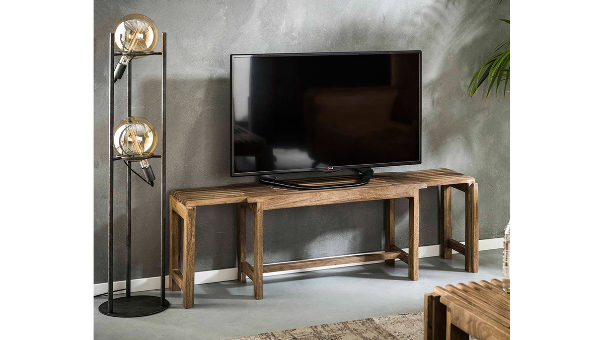 Mueble TV extensible en mango SHUTTERS