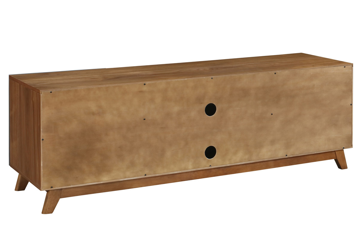 Mueble TV gris antracita y nogal NEELA