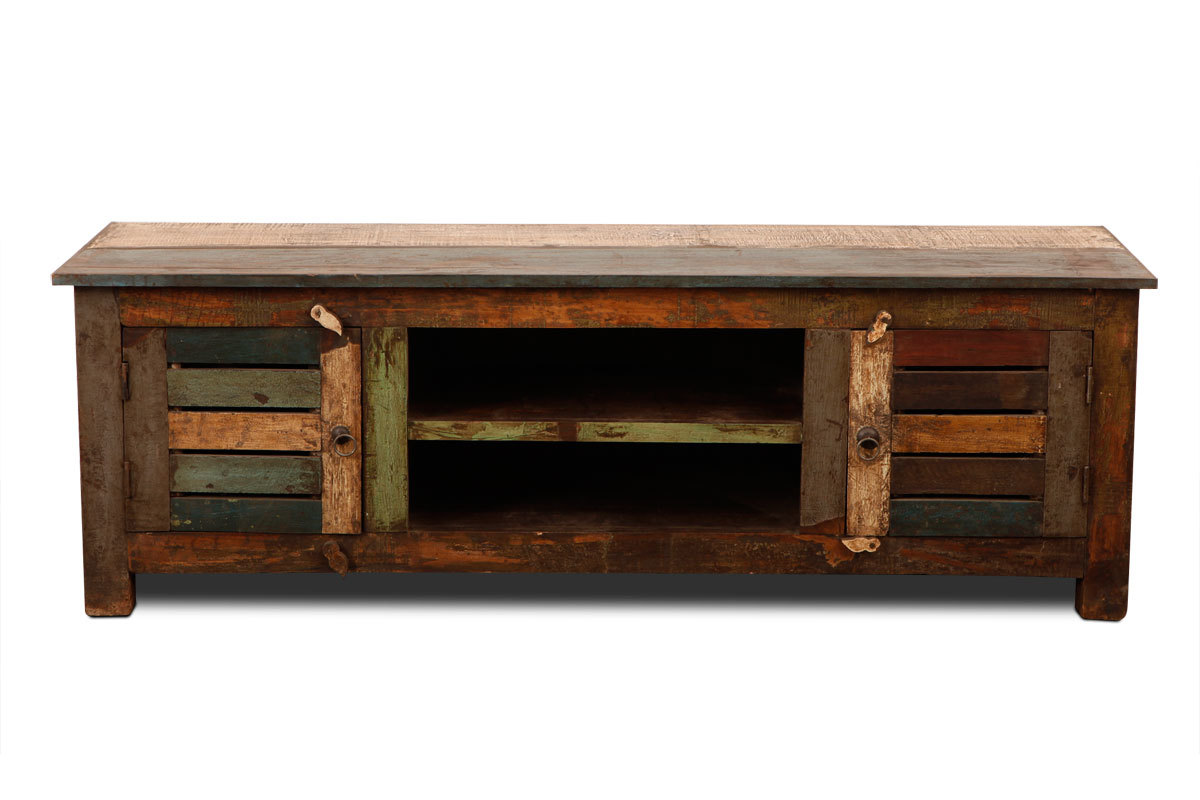 Mueble TV madera reciclada MAYOTTE