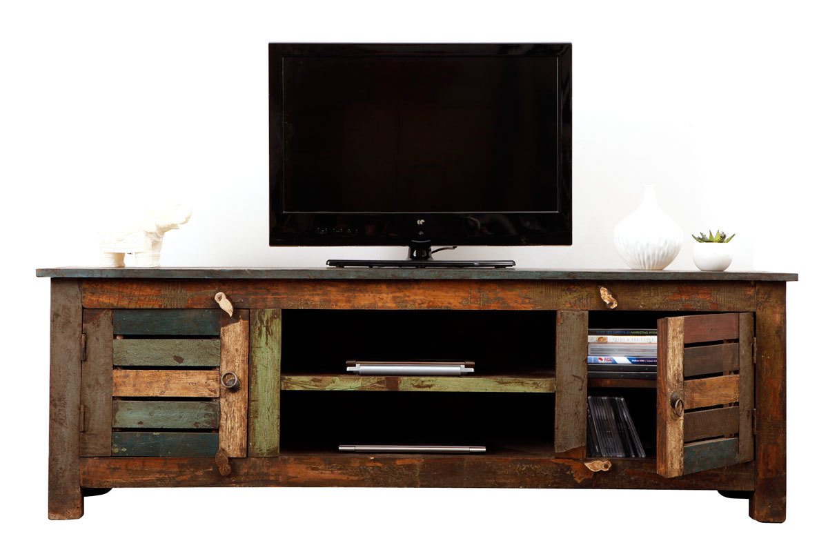 Mueble TV madera reciclada MAYOTTE