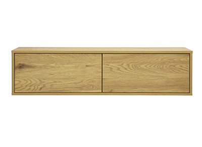 Mueble TV mural acabado madera clara roble L120 cm FLEXO