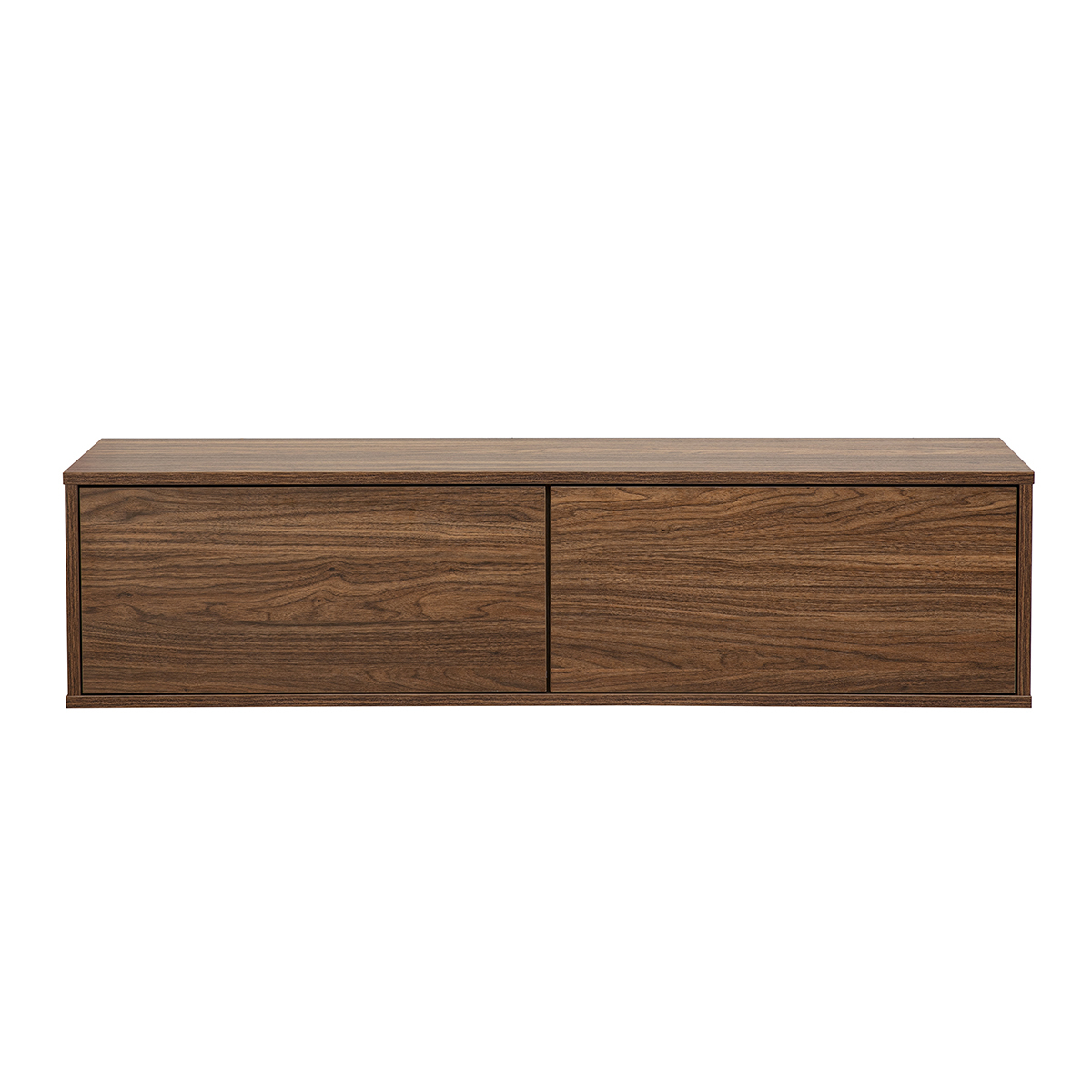 Mueble TV mural acabado madera oscura nogal L120 cm FLEXO
