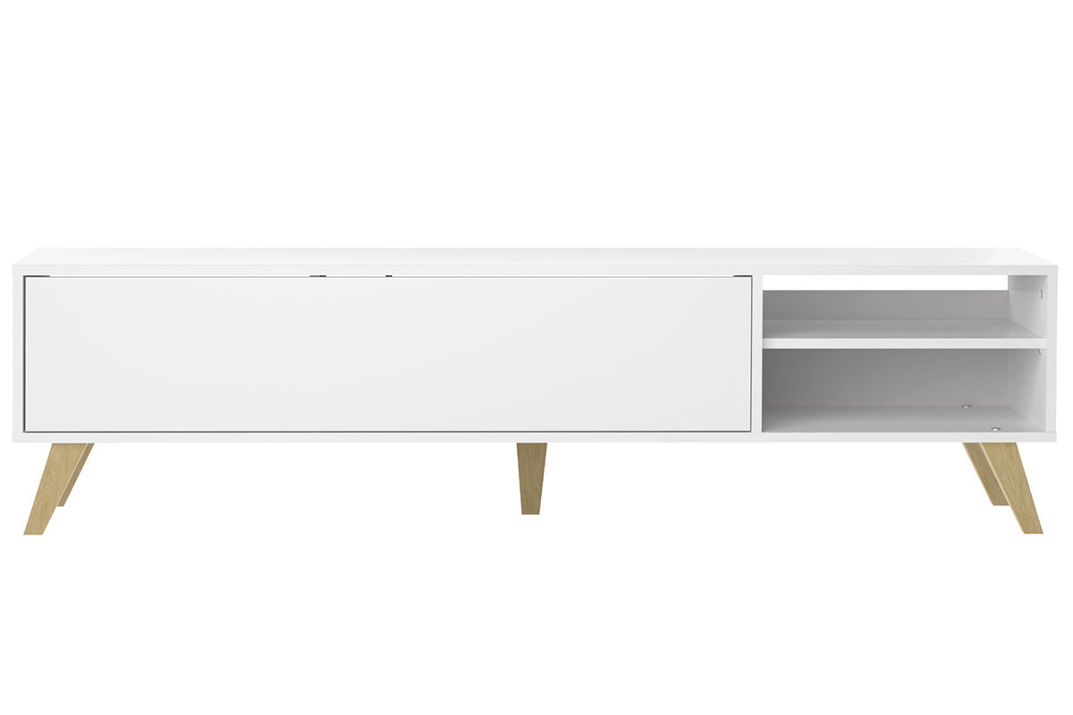 Mueble TV nrdico blanco ORIGAMI