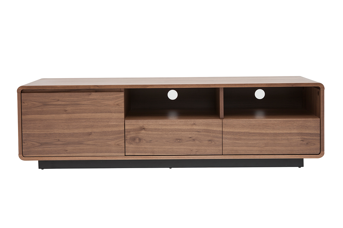 Mueble TV vintage con acabado de nogal 160cm JAKO
