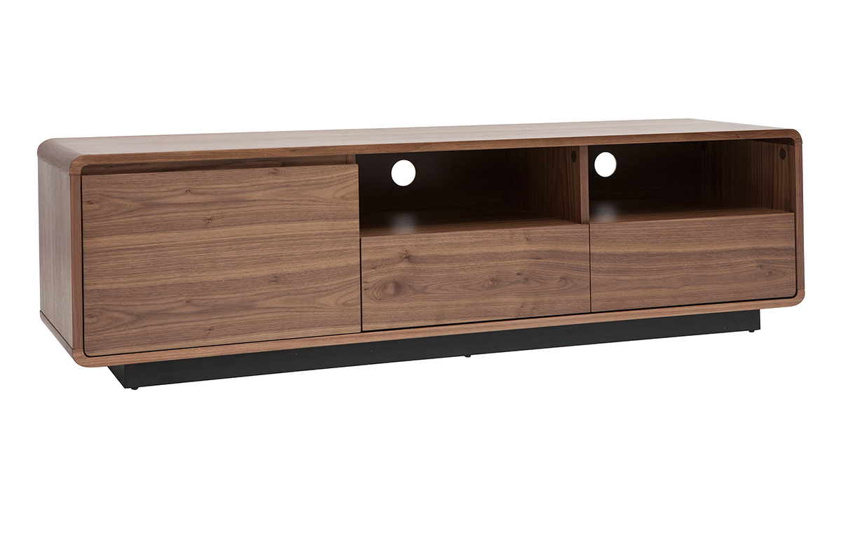 Mueble TV vintage con acabado de nogal 160cm JAKO