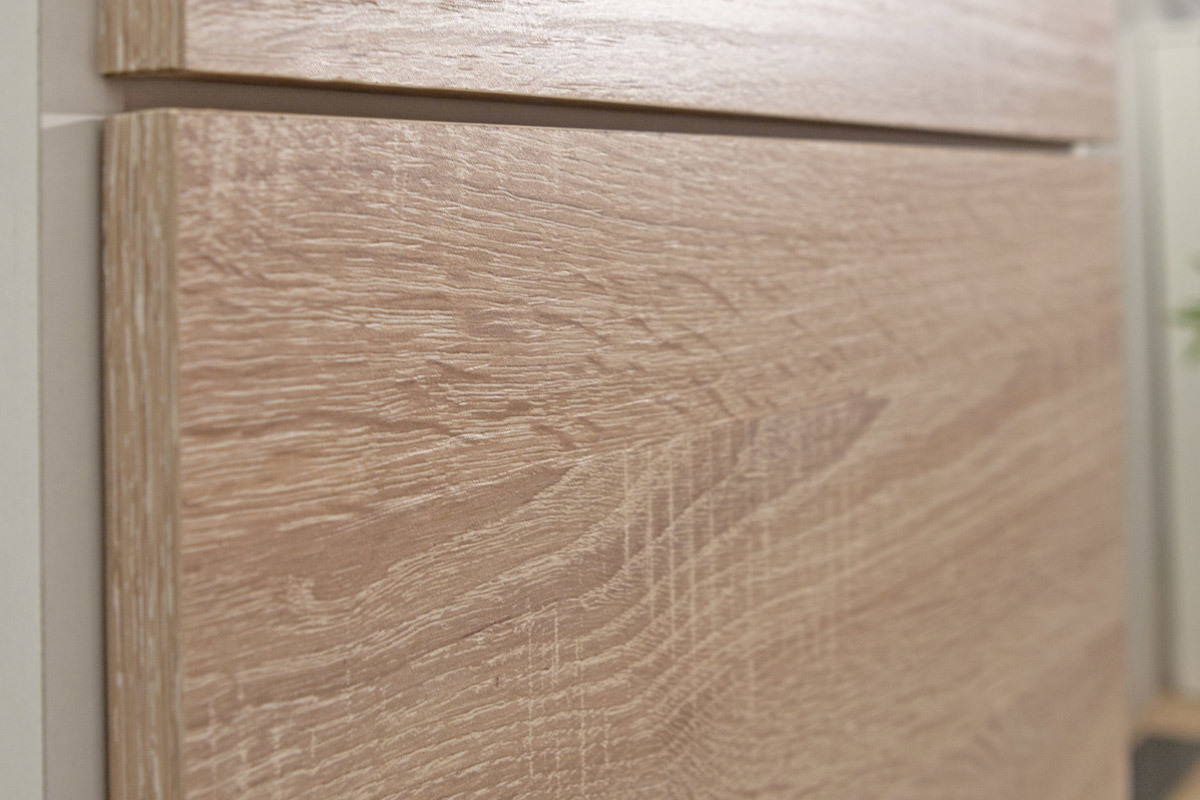 Mueble zapatero blanco y madera 3 puertas BOBBY