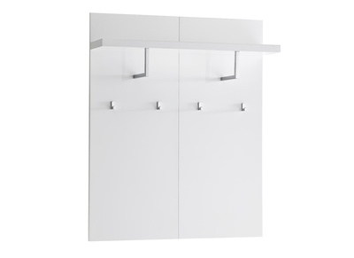 Perchero de pared blanco lacado L102 cm WELCOME - Perchero de pared blanco lacado L102 cm WELCOME