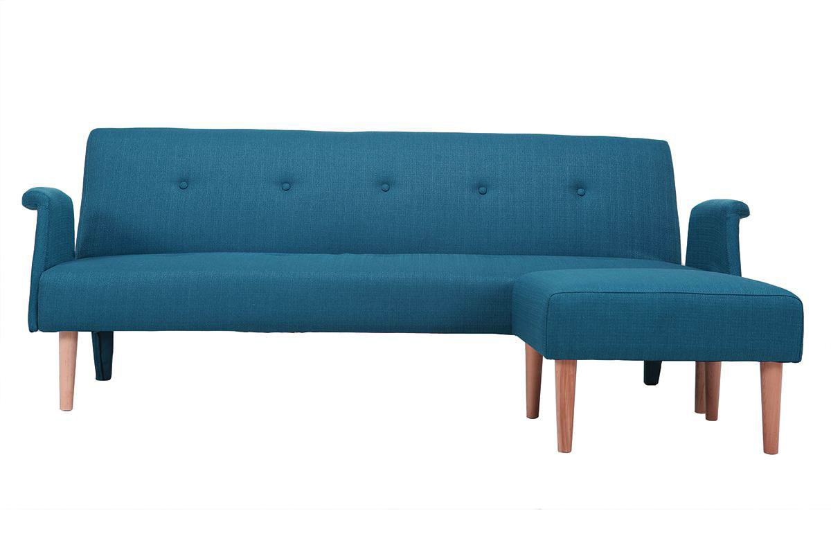 Pouf / reposa pies diseo azul OSCAR