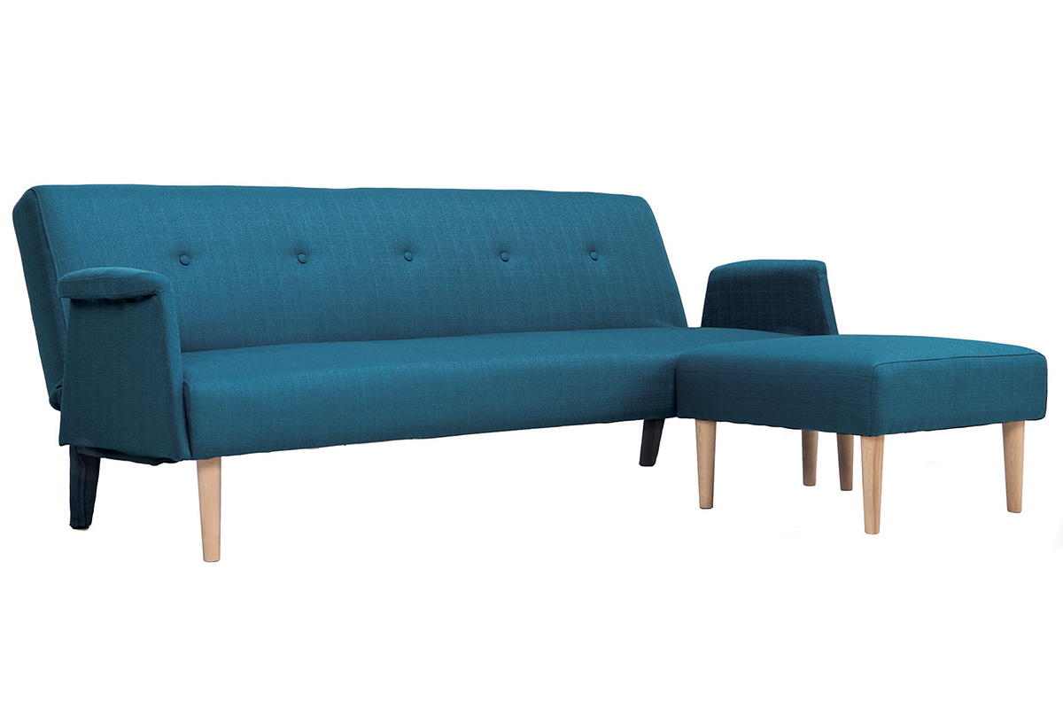 Pouf / reposa pies diseo azul OSCAR