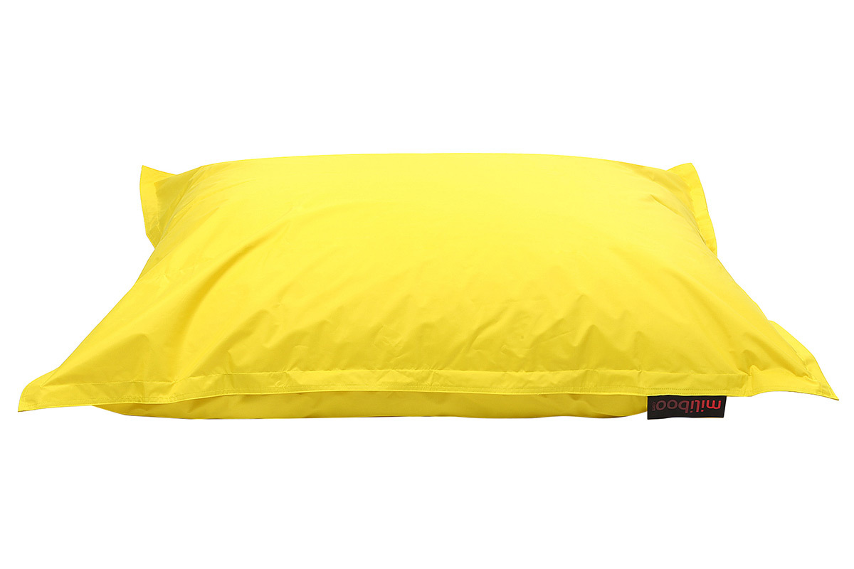 Puf gigante de diseo amarillo BIG MILIBAG