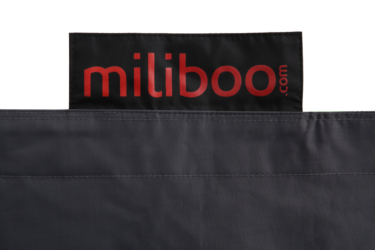 Puf gigante de diseo gris BIG MILIBAG