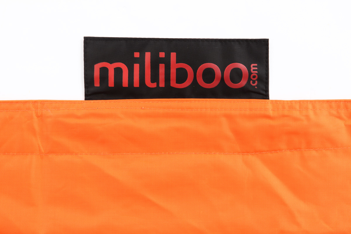 Puf gigante de diseo naranja BIG MILIBAG
