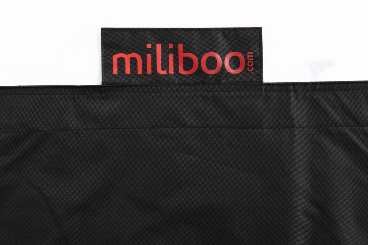 Puf gigante de diseo negro BIG MILIBAG
