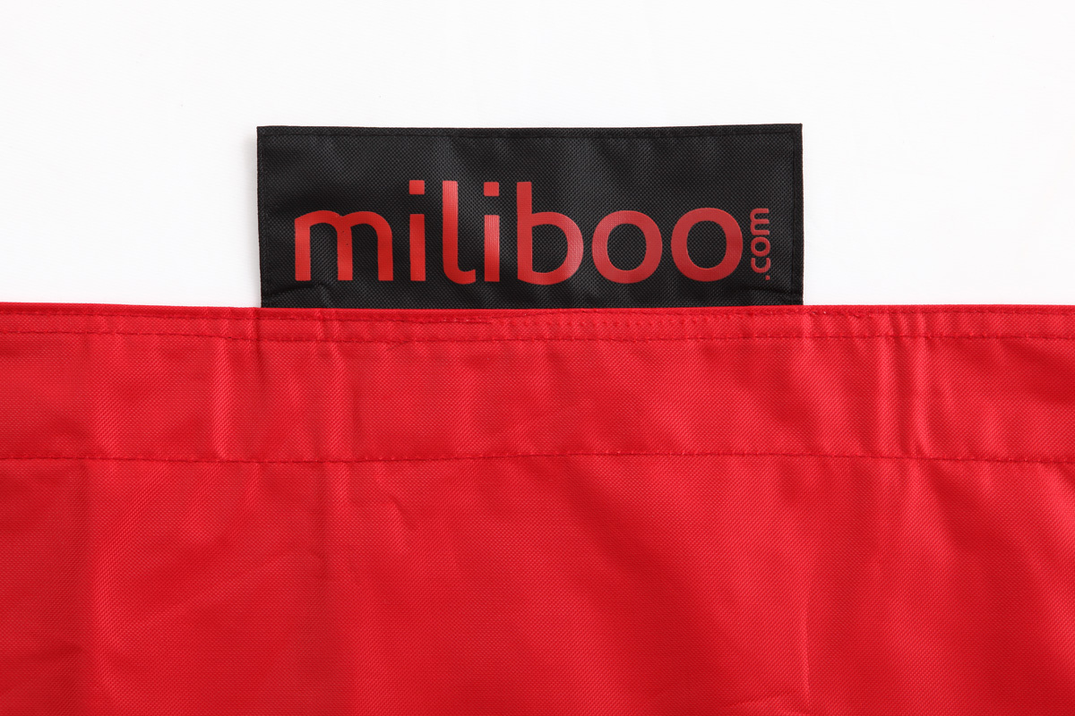 Puf gigante de diseo rojo BIG MILIBAG