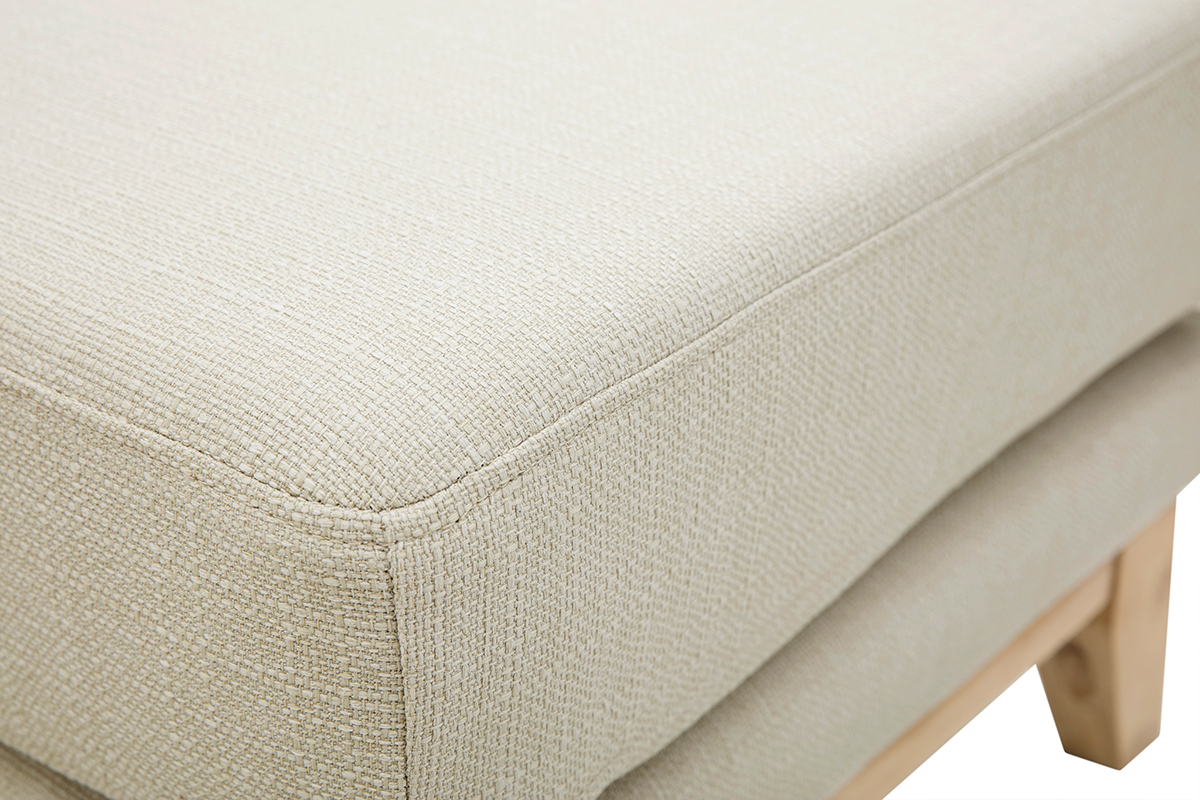 Puf reposapis nrdico desenfundable beige OSLO