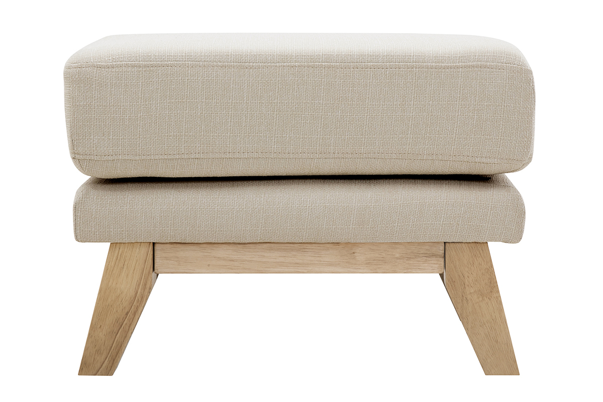 Puf reposapis nrdico desenfundable beige OSLO