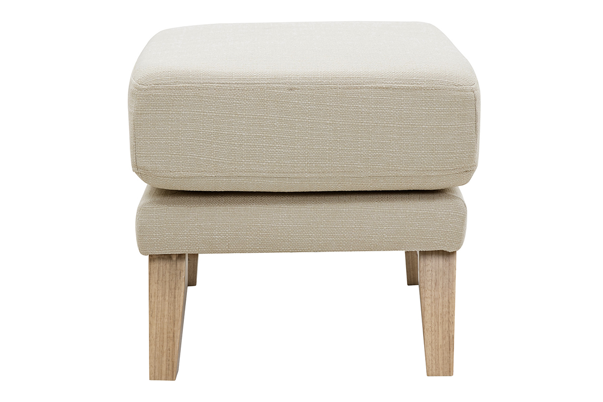 Puf reposapis nrdico desenfundable beige OSLO