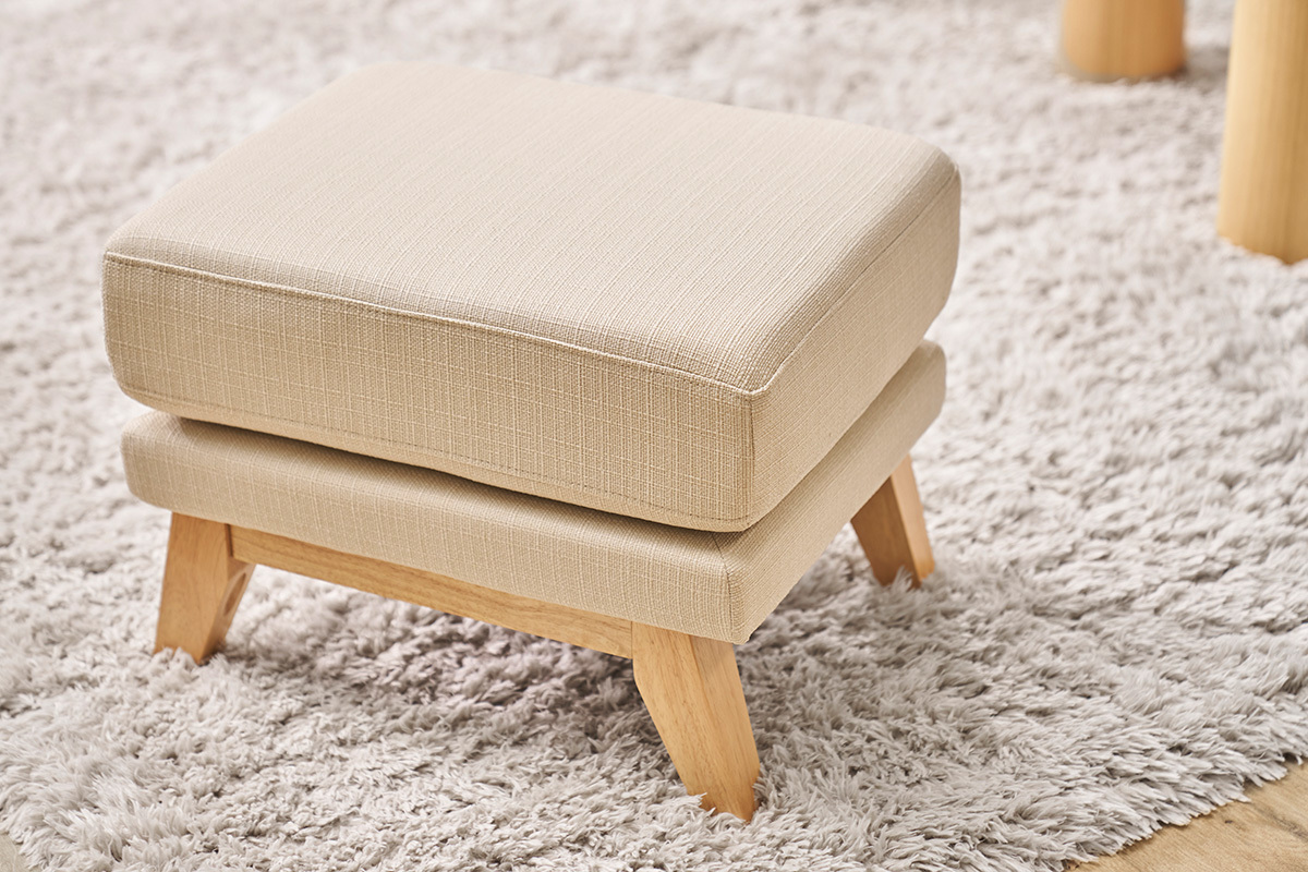 Puf reposapis nrdico desenfundable beige OSLO