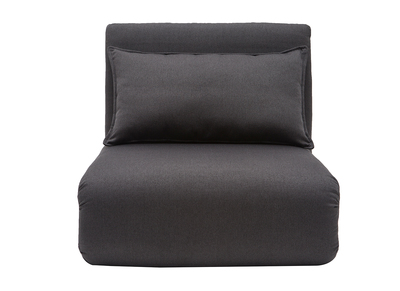 Puf sill&oacute;n convertible dise&ntilde;o gris antracita SLEEPER