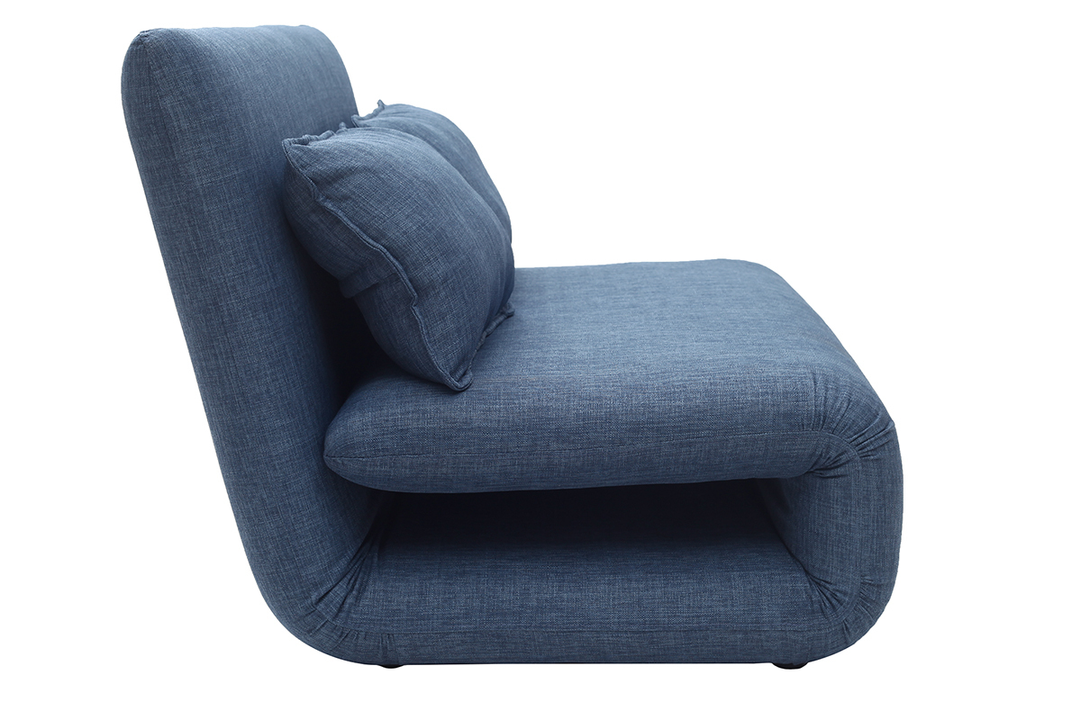 Puf sof� convertible 2 plazas dise�o azul SLEEPER
