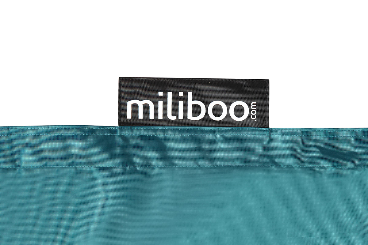 Puff gigante azul petrleo BIG MILIBAG