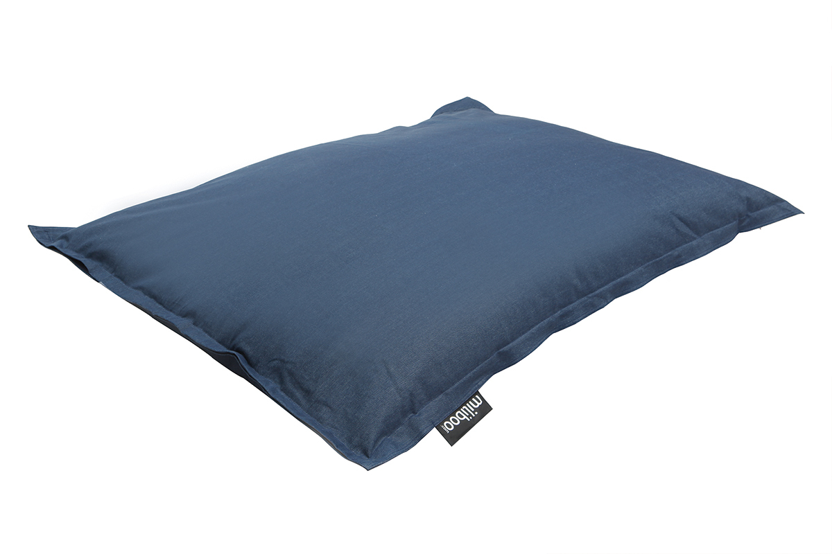 Puff gigante en algodn azul jean BIG MILIBAG