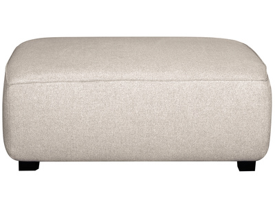 Puff módulo de sofá en tejido beige PLURIEL