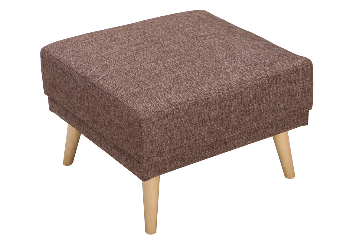 Puff / reposapis tejido camel ULLA