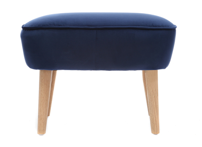 Reposapi&eacute;s terciopelo azul oscuro ZOLA