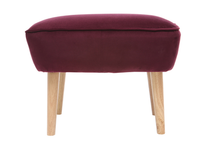 Reposapi&eacute;s terciopelo burdeos ZOLA
