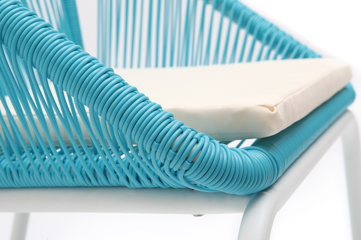 Saln de jardn diseo azul  SUNNY