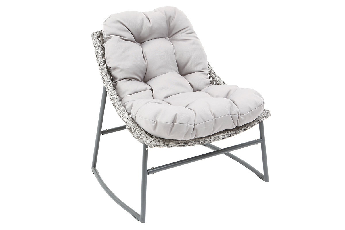 Saln de jardn diseo gris COMFY