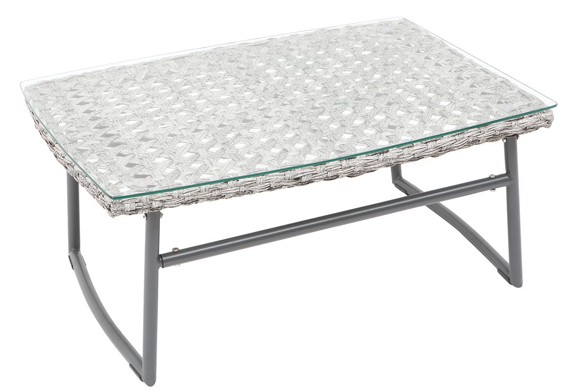 Saln de jardn diseo gris COMFY