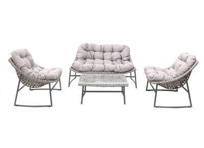 Salón de jardín diseño gris COMFY - Salón de jardín diseño gris COMFY