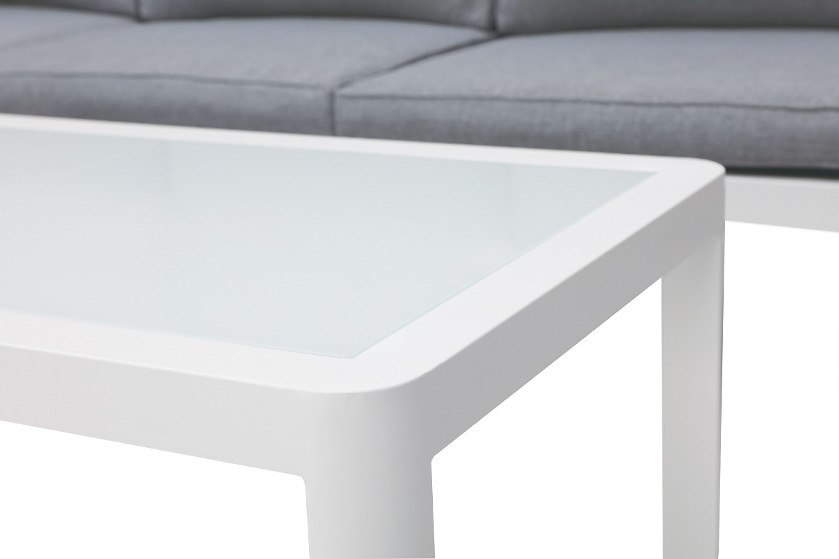 Saln de jardn moderno gris oscuro con mesa de centro TONIGHT