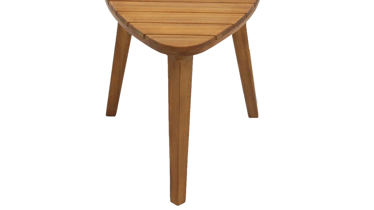 Set de 2 mesas de centro de madera maciza ELQUI