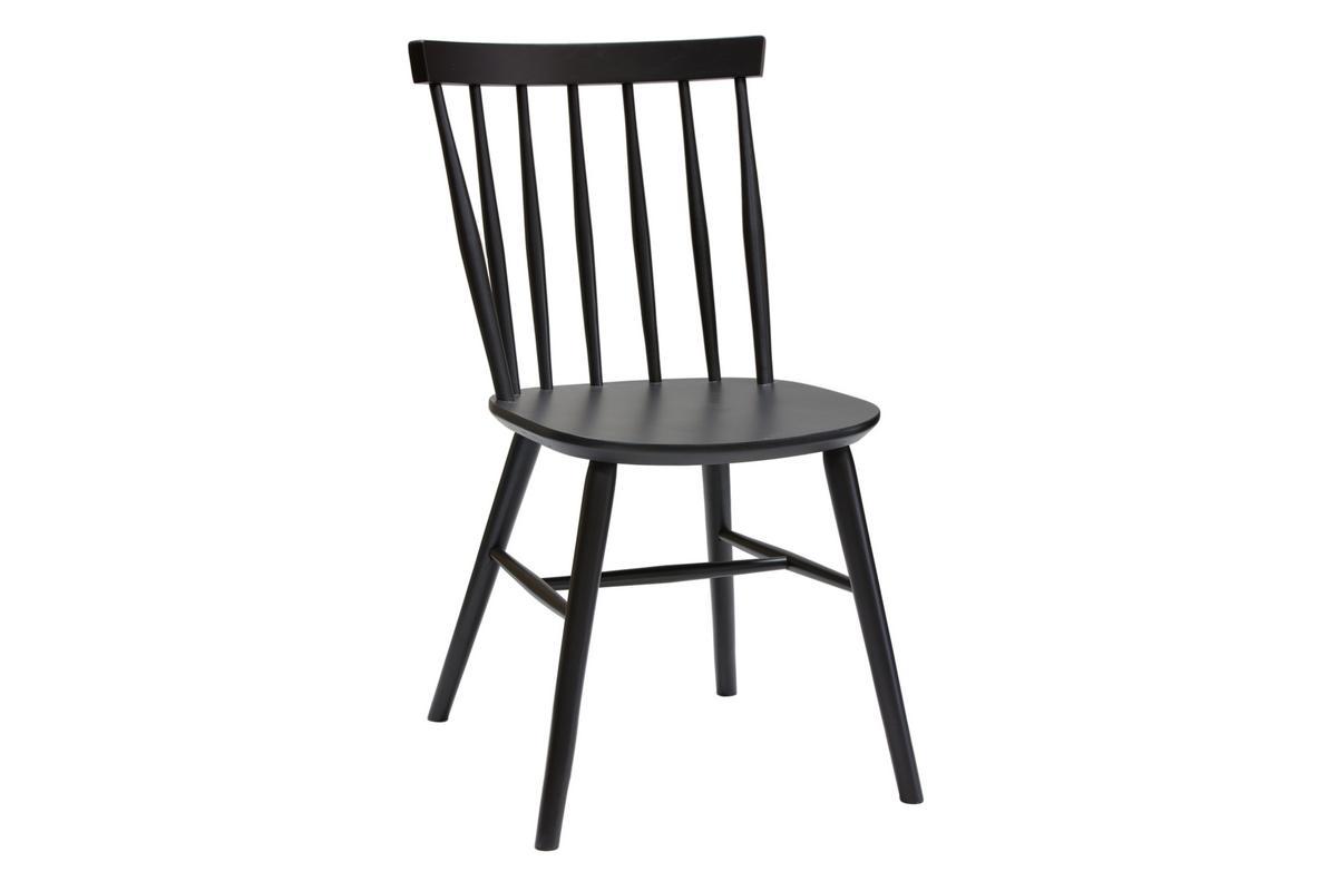 Set de 2sillas con varillas negras mate COLBERT