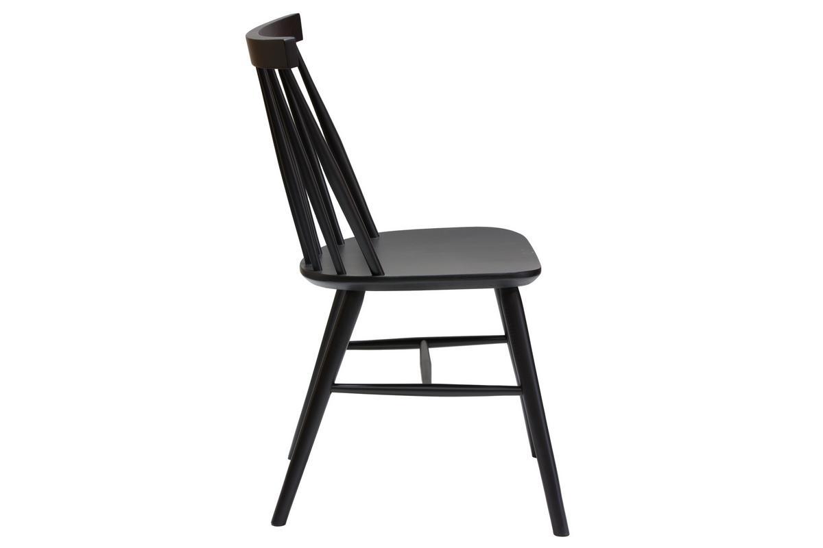 Set de 2sillas con varillas negras mate COLBERT