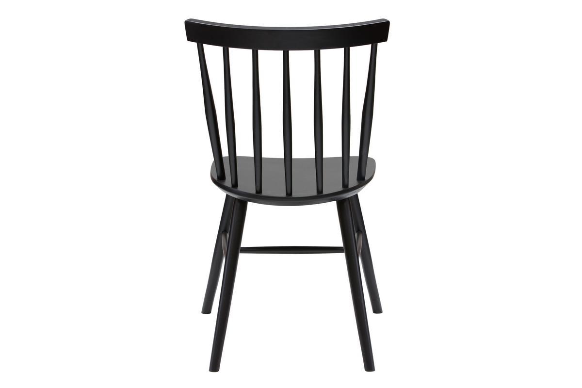Set de 2sillas con varillas negras mate COLBERT