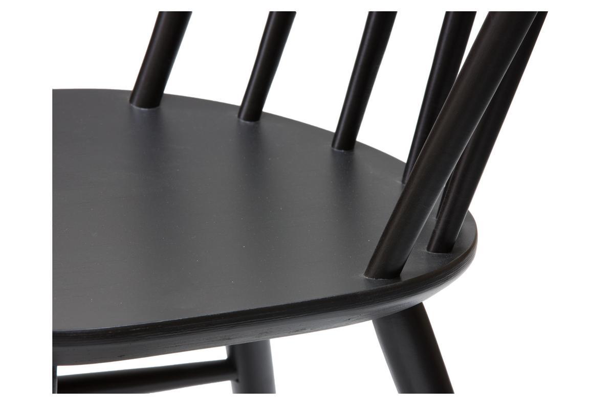 Set de 2sillas con varillas negras mate COLBERT