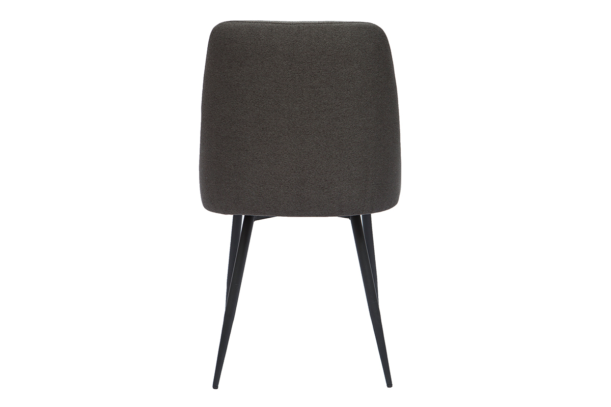 Set de 2sillas de diseo gris oscuro CULT