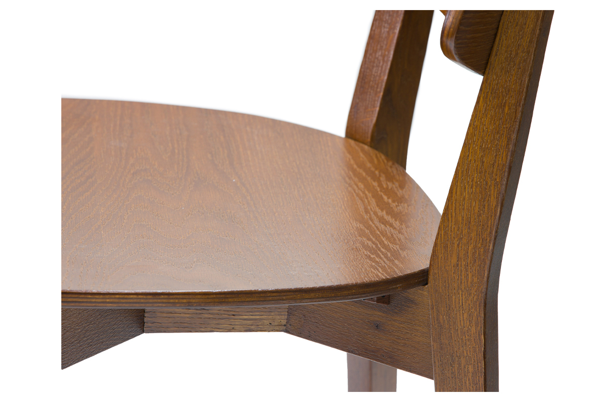 Set de 2sillas vintage de madera oscura AVEA