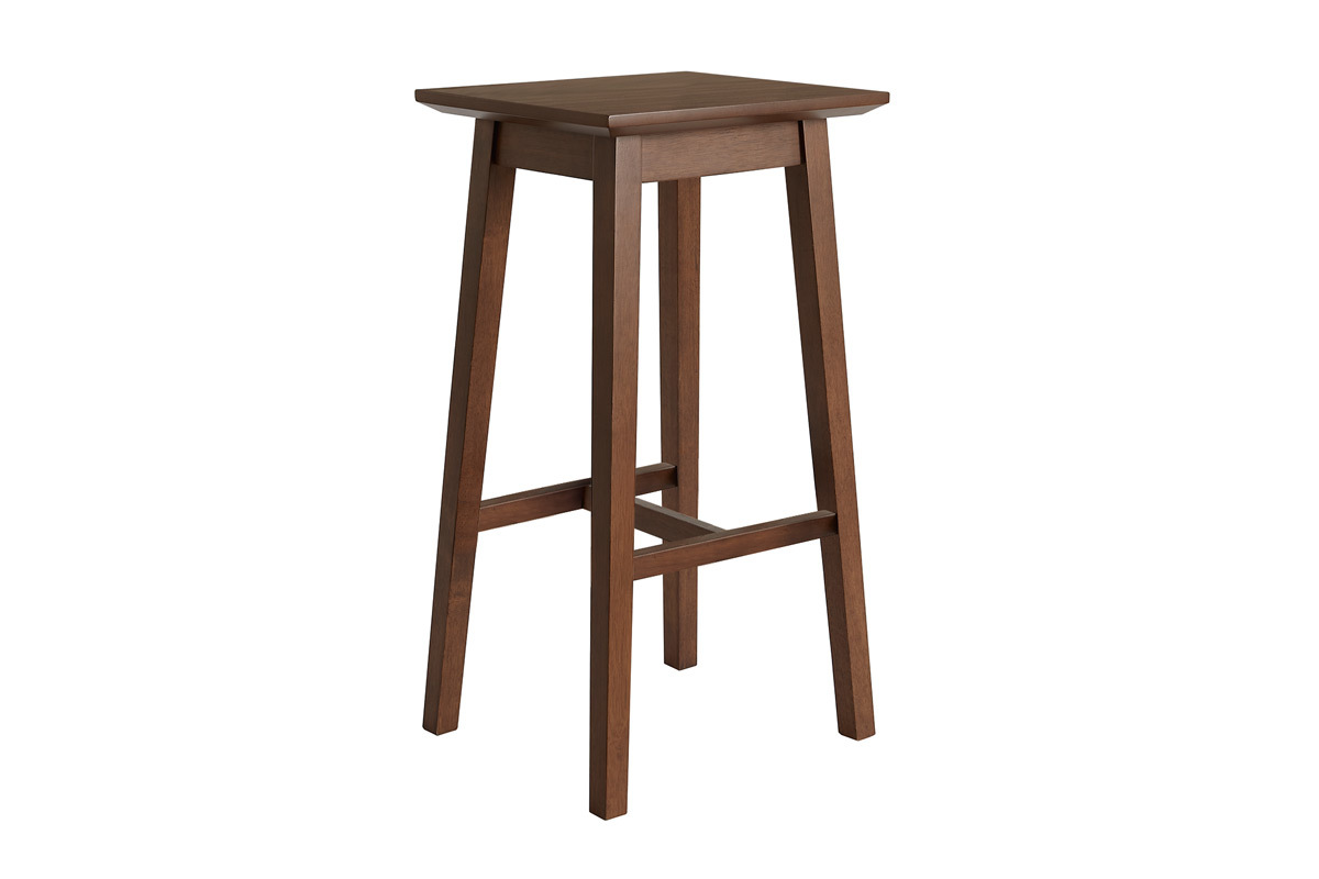 Set de 2taburetes de cocina nogal 75cm RUSSEL