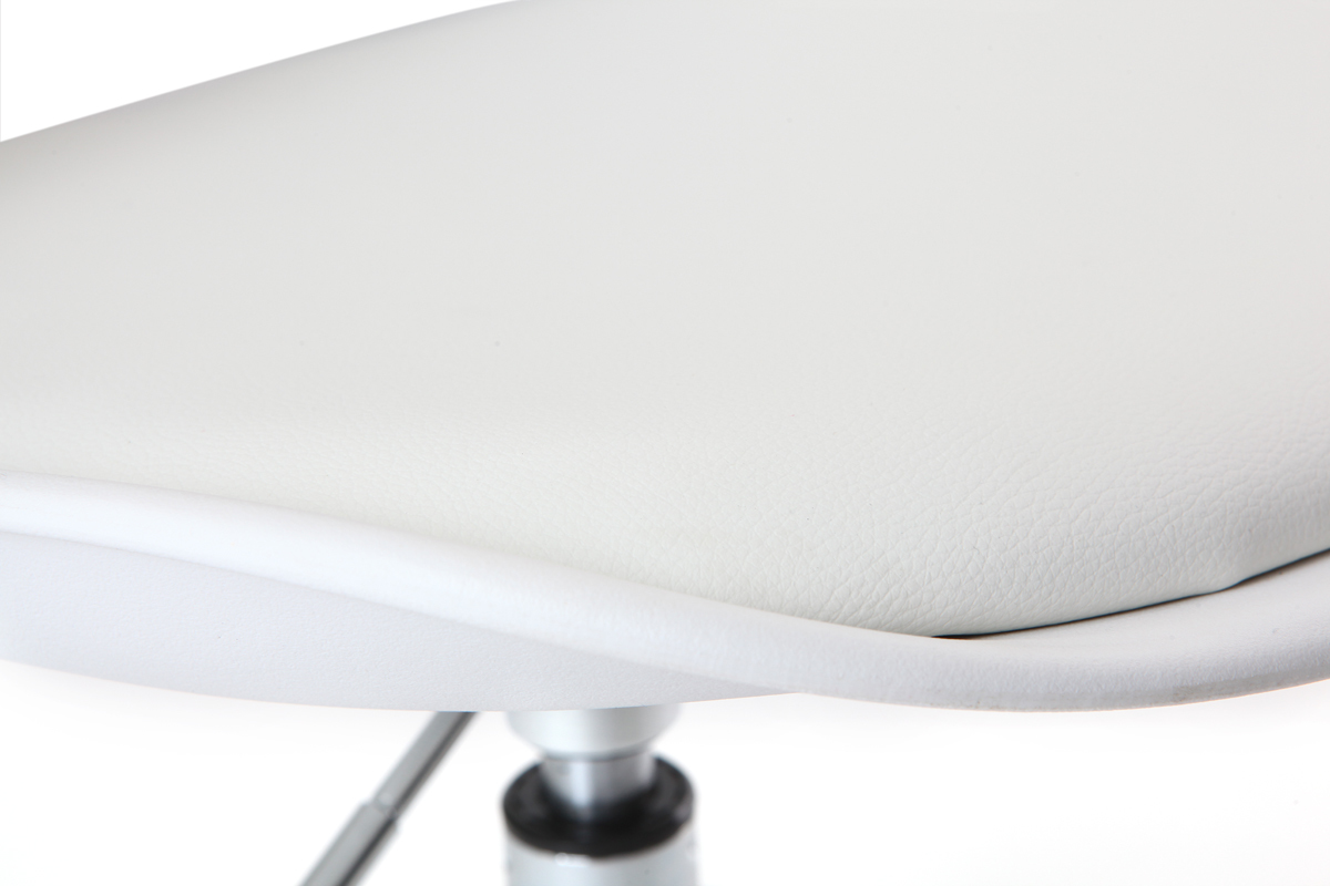 Silla de diseo con ruedas blanco NEW STEEVY