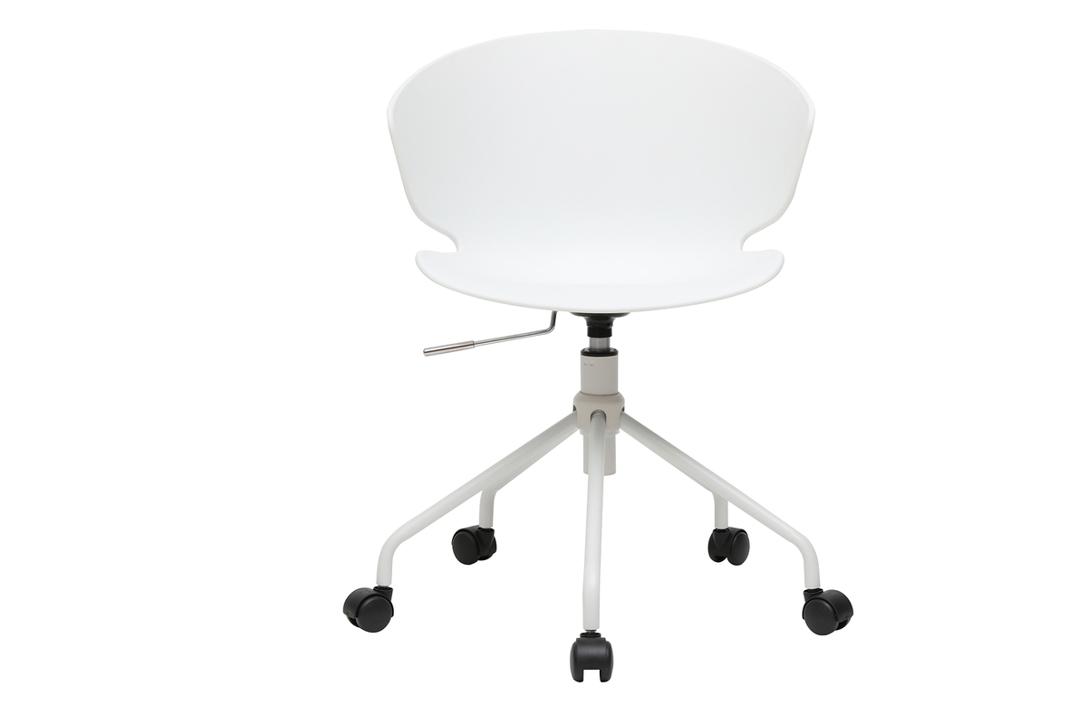 Silla de escritorio contempornea blanca WING