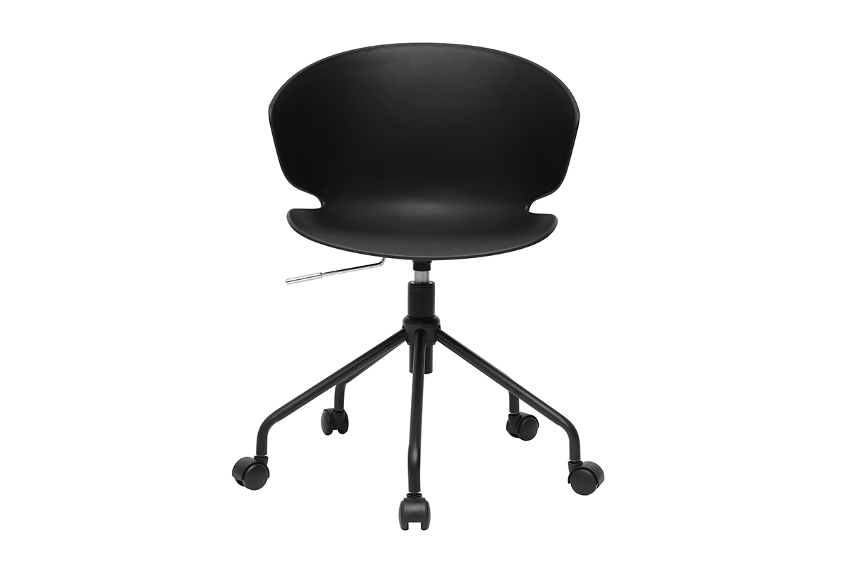 Silla de escritorio contempornea negra WING