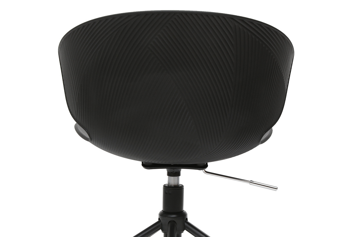 Silla de escritorio contempornea negra WING